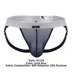 Xtremen 91134 Mesh Jockstrap Color Dark Blue