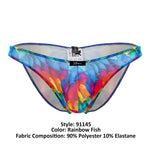 Xtremen 91145 Printed Microfiber Bikini Color Rainbow Fish