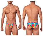 Xtremen 91145 Printed Microfiber Bikini Color Rainbow Prism