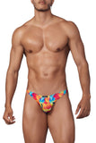 Xtremen 91145 Printed Microfiber Bikini Color Rainbow Prism