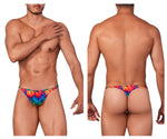 Xtremen 91146 Printed Microfiber Thongs Color Rainbow Prism