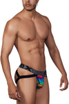 Xtremen 91148 Printed Microfiber Jockstrap Color Rainbow Fish