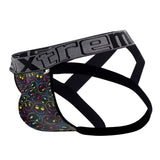 Xtremen 91148 Printed Microfiber Jockstrap Color Smiley Face