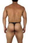 Xtremen 91189 Tulle Mesh Thongs Color Black