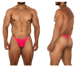 Xtremen 91189 Tulle Mesh Thongs Color Pink